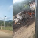 Hay fuertes combates entre el Ejército y las disidencias de las Farc en Toribío, Cauca.