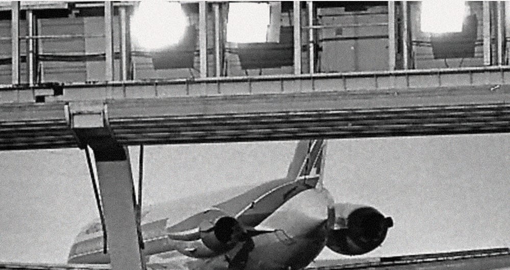 Avión de Aerolíneas Argentinas. 