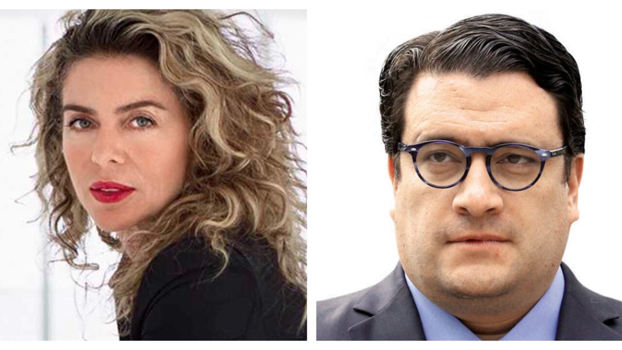 Margarita Rosa de Francisco e Iván Cancino.