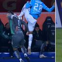 James Rodríguez recibió una patada en la cabeza durante el Pachuca vs. León