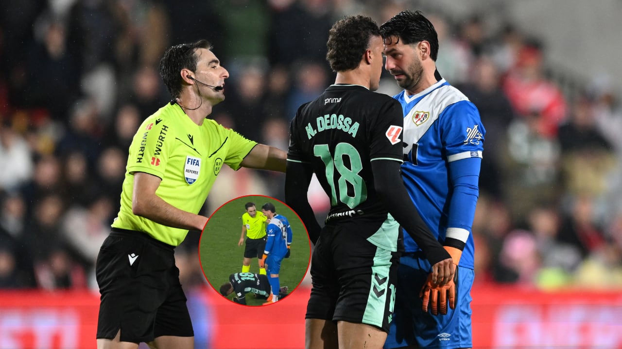 Nelson Deossa se encaró a su rival por una agresión sufrida.