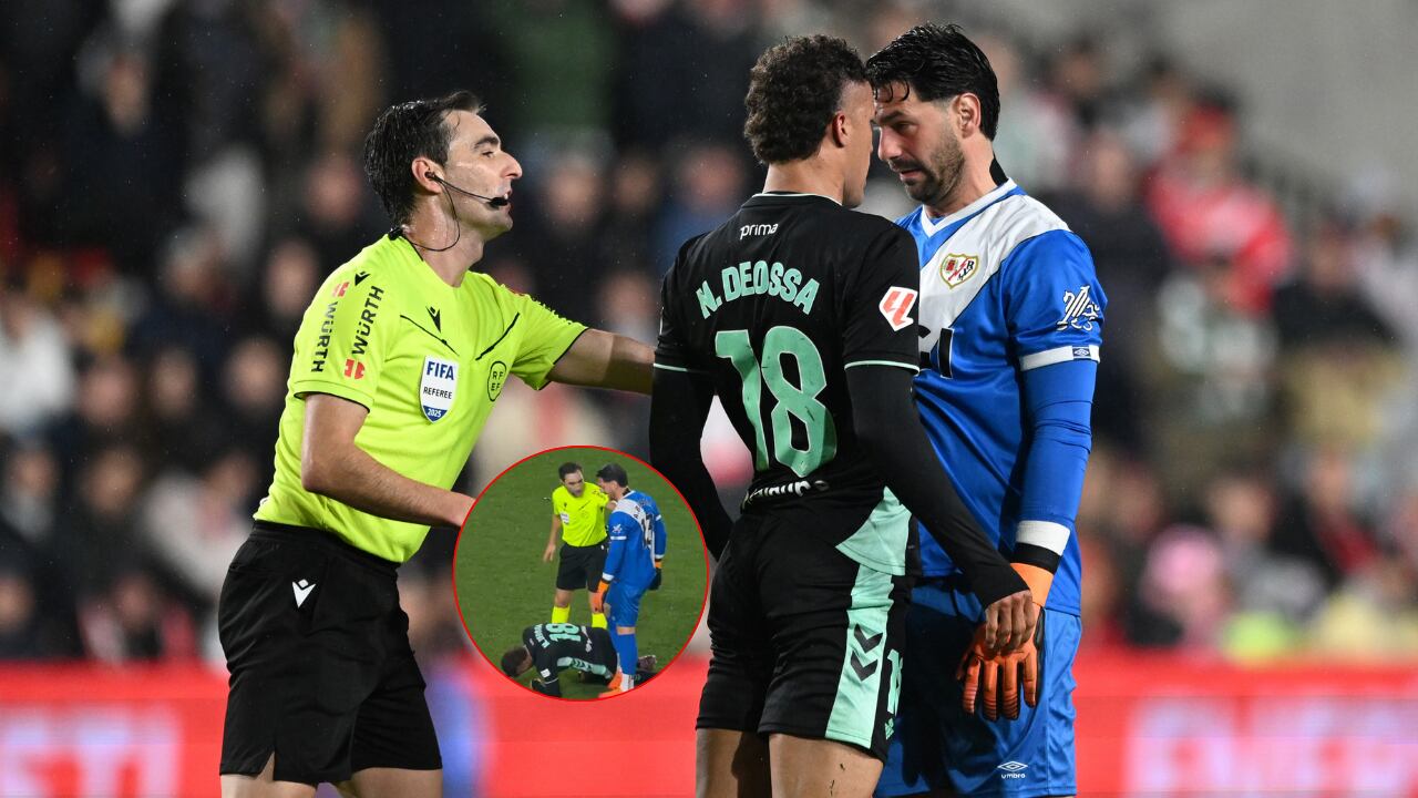 Nelson Deossa se encaró a su rival por una agresión sufrida.