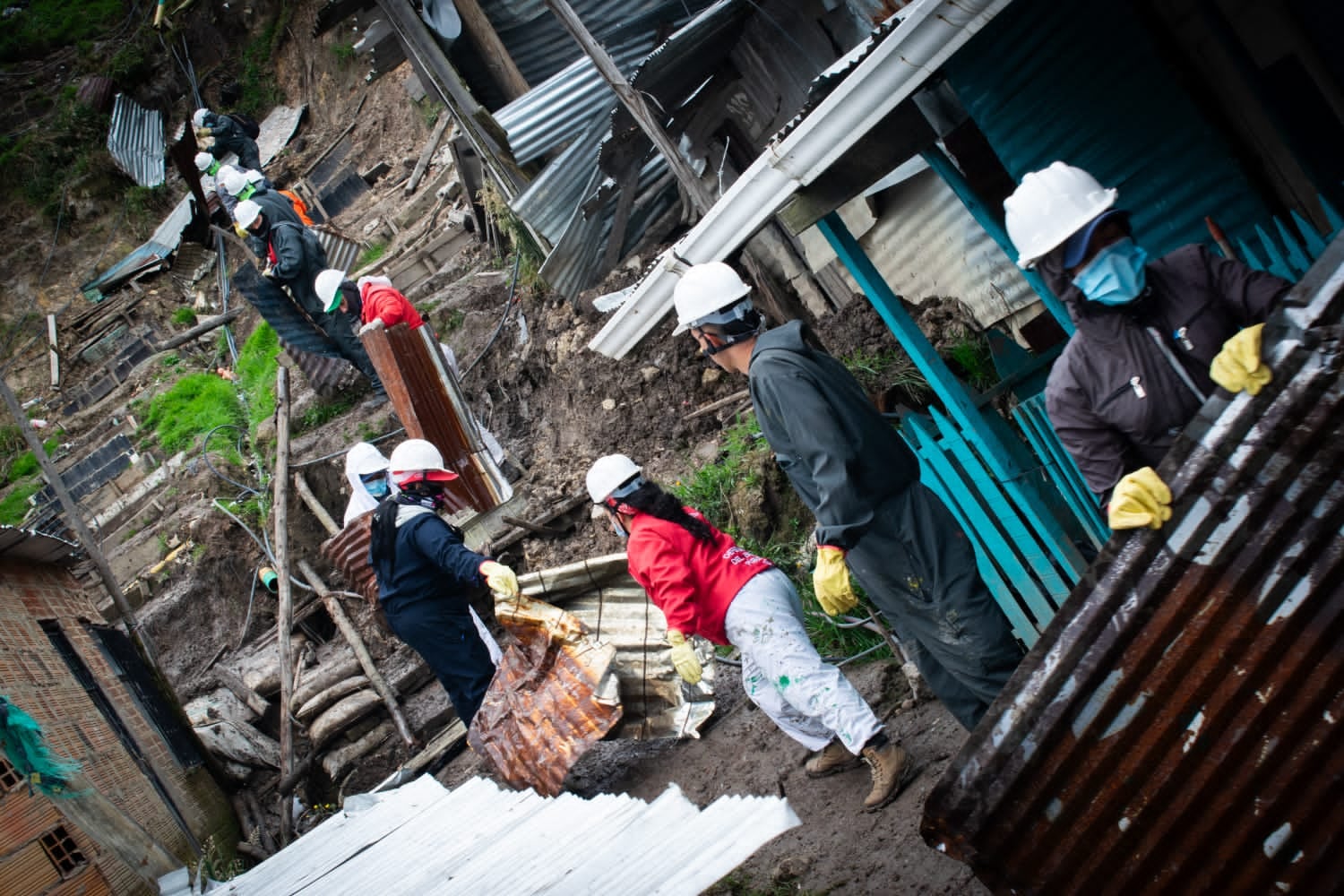 Ocho estructuras que estaban listas para ser habitadas fueron desmontadas por el Comando Ambiental del Distrito