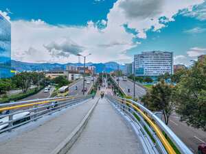 La Avenida Esperanza con Avenida 68, en Bogotá