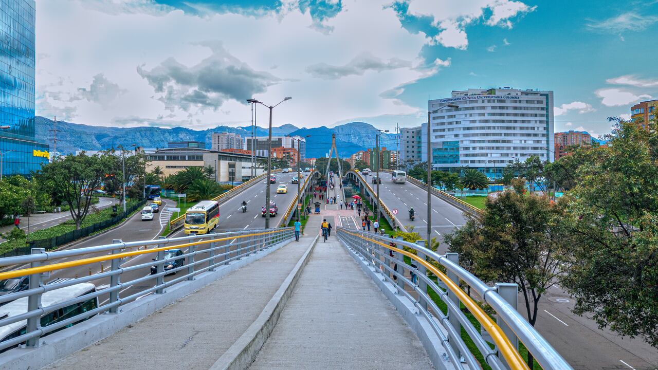 La Avenida Esperanza con Avenida 68, en Bogotá