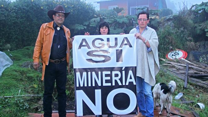 Los habitantes de Choachí (Cundinamarca) rechazan los trabajos de la empresa Cosargo S.A.S.