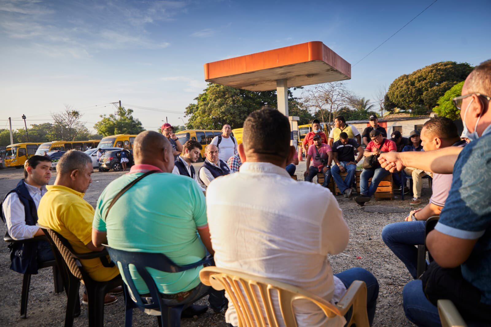 El Defensor del Pueblo, Carlos Camargo, llegó a Barranquilla para realizar reunión con conductores de transporte público.