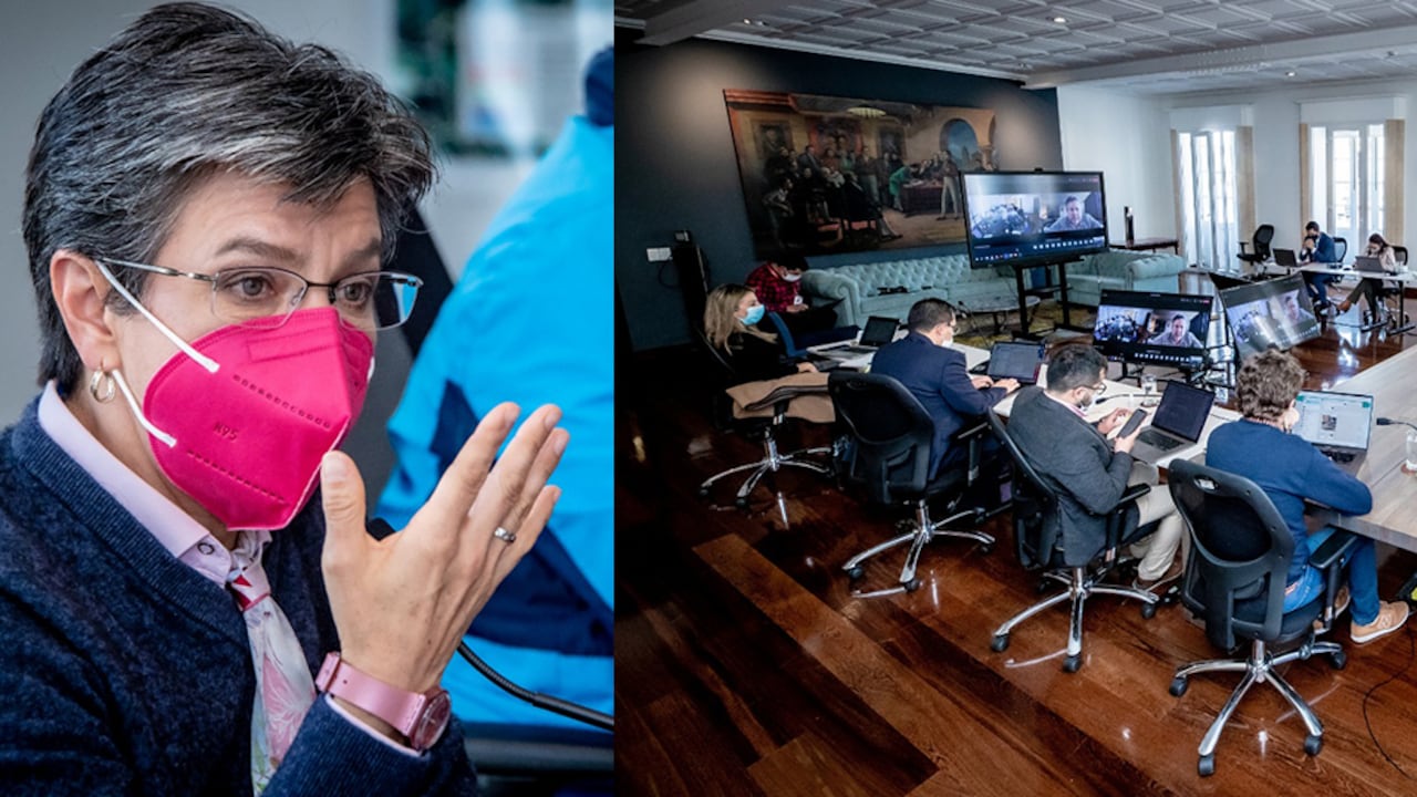 La alcaldesa de Bogotá evalúa volver a un nuevo confinamiento obligatorio en Bogotá.