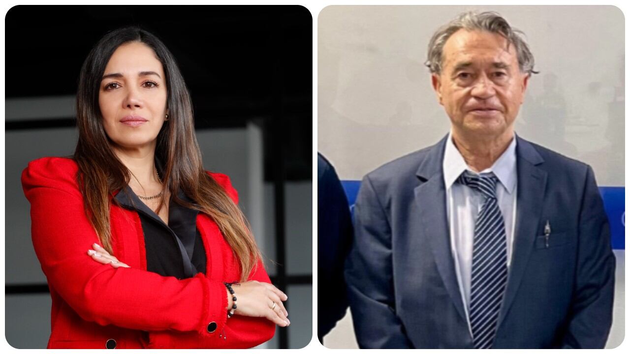 La abogada Sondra Garvin y Carlos Lehder.