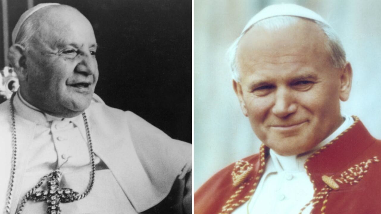 Juan XXIII y Juan Pablo II serán canonizados el 27 de abril.