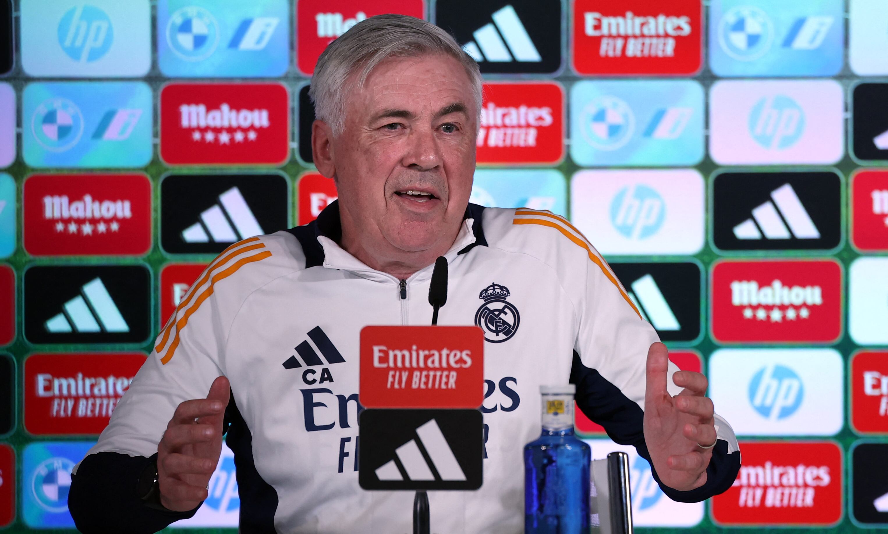 Carlo Ancelotti en su última rueda de prensa