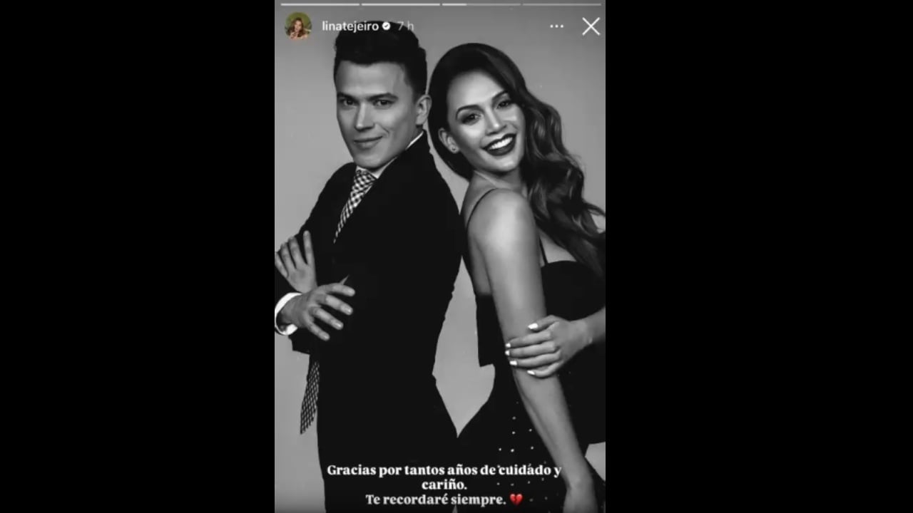 Lina Tejeiro despidió a Jimmer Hernández.