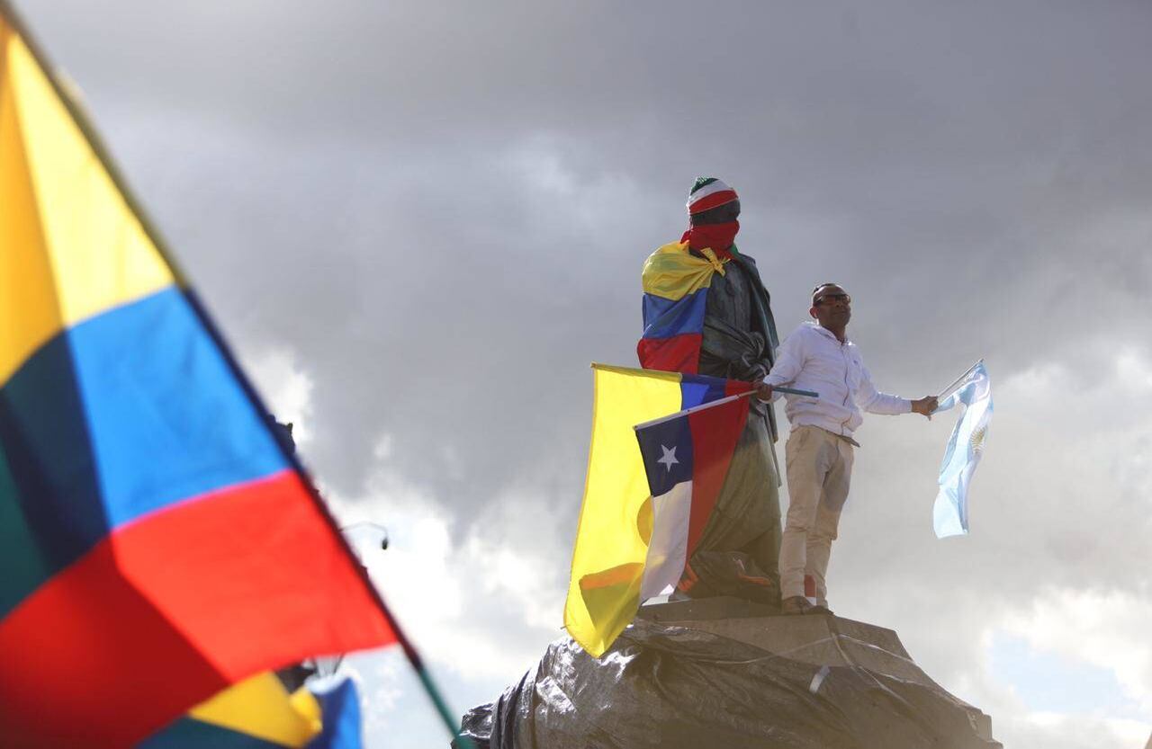 Durante más de diez horas se extendieron las manifestaciones en todo el país. Foto: Diana Rey Melo