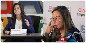 Luz Stella Murgas, presidenta de Naturgás, y Cielo Rusinque, superintendente de Industria y Comercio.