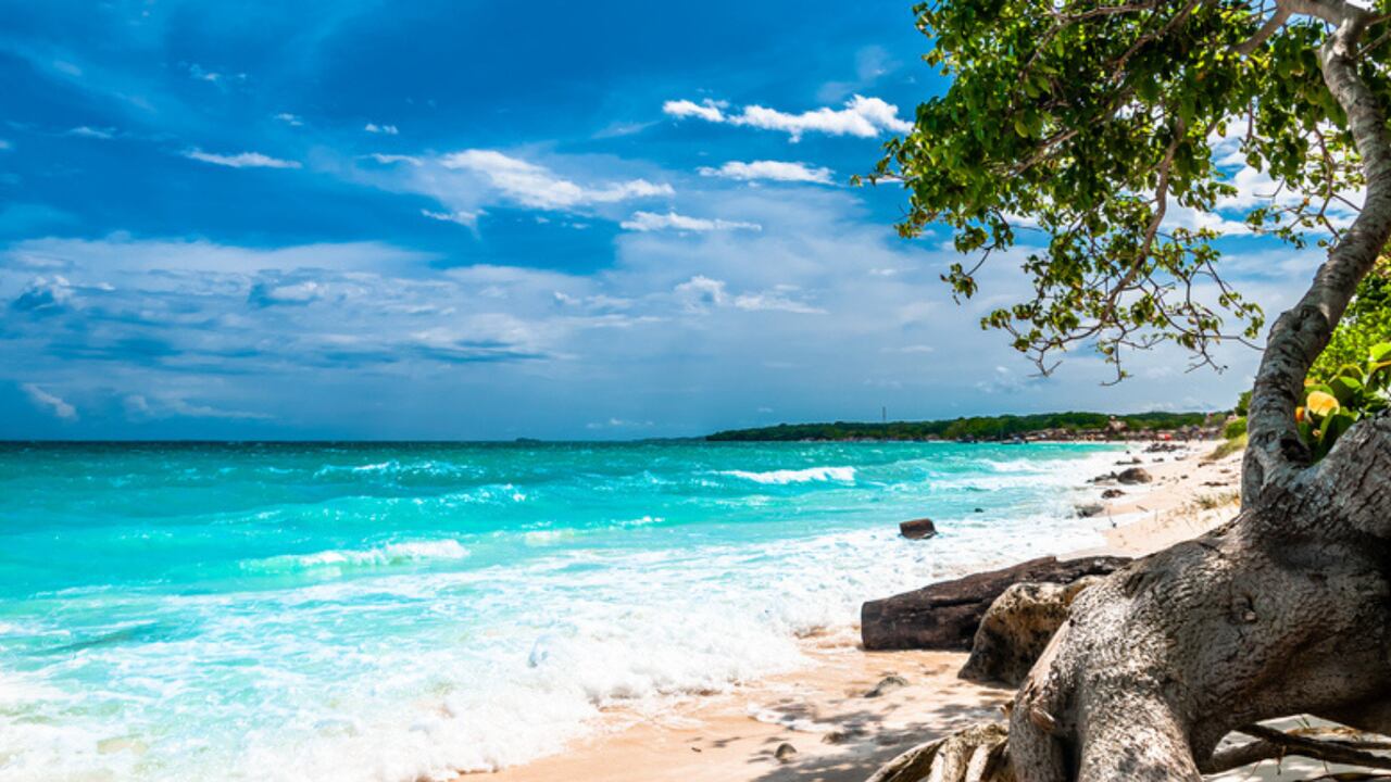 Las playas de las Islas del Rosario están entre las más hermosas del continente. Foto: Getty Images