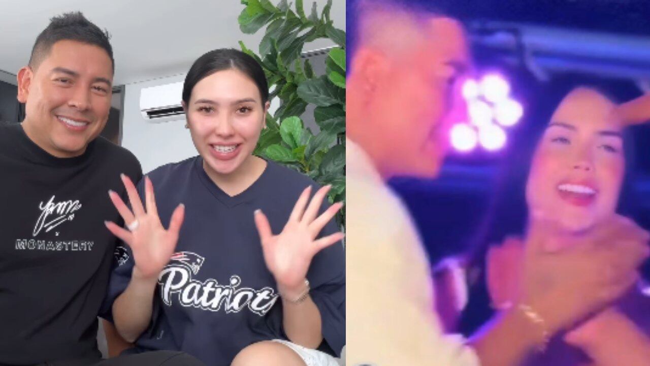 Expareja de Aida Victoria Merlano junto a modelo Elizabeth López