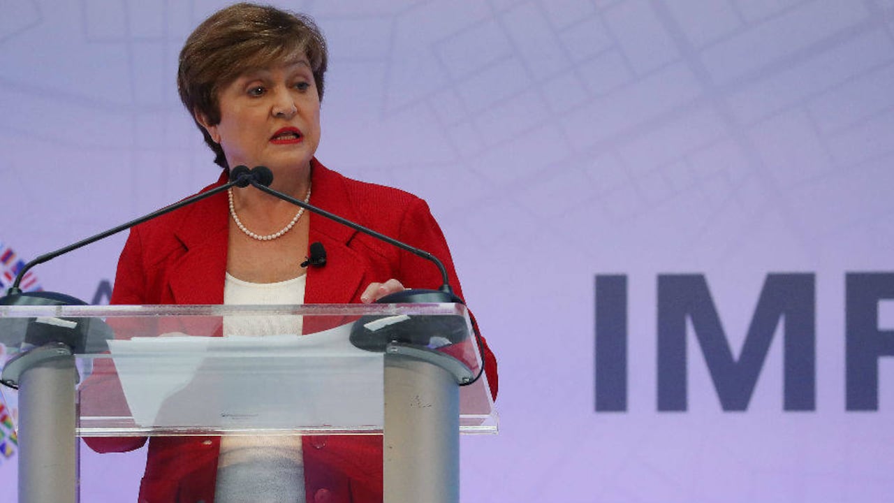 Kristalina Georgieva, directora del FMI. Foto: AFP