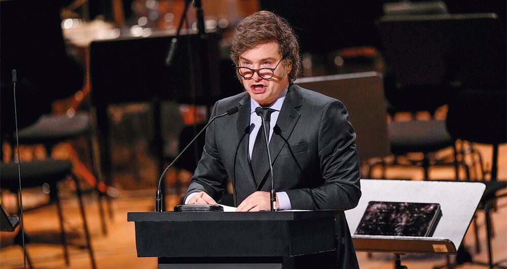 Javier Milei defendió su gestión en Argentina.