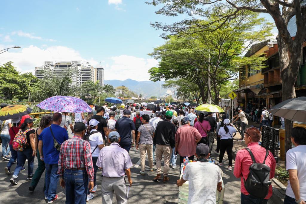 Plantón en Medellín