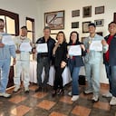 Amanda Silva, CEO de Comestibles Ricos S.A., y su equipo