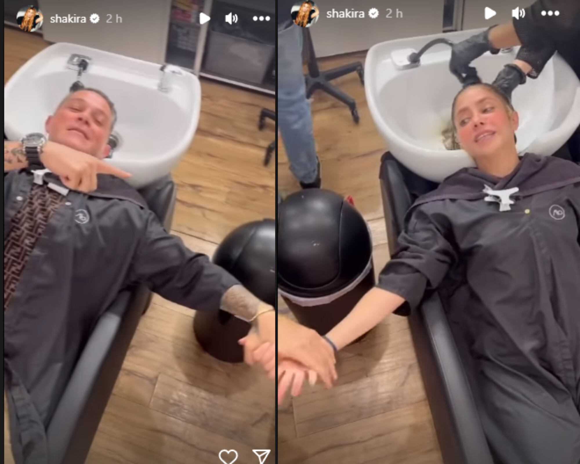 Shakira y Alejandro Sanz