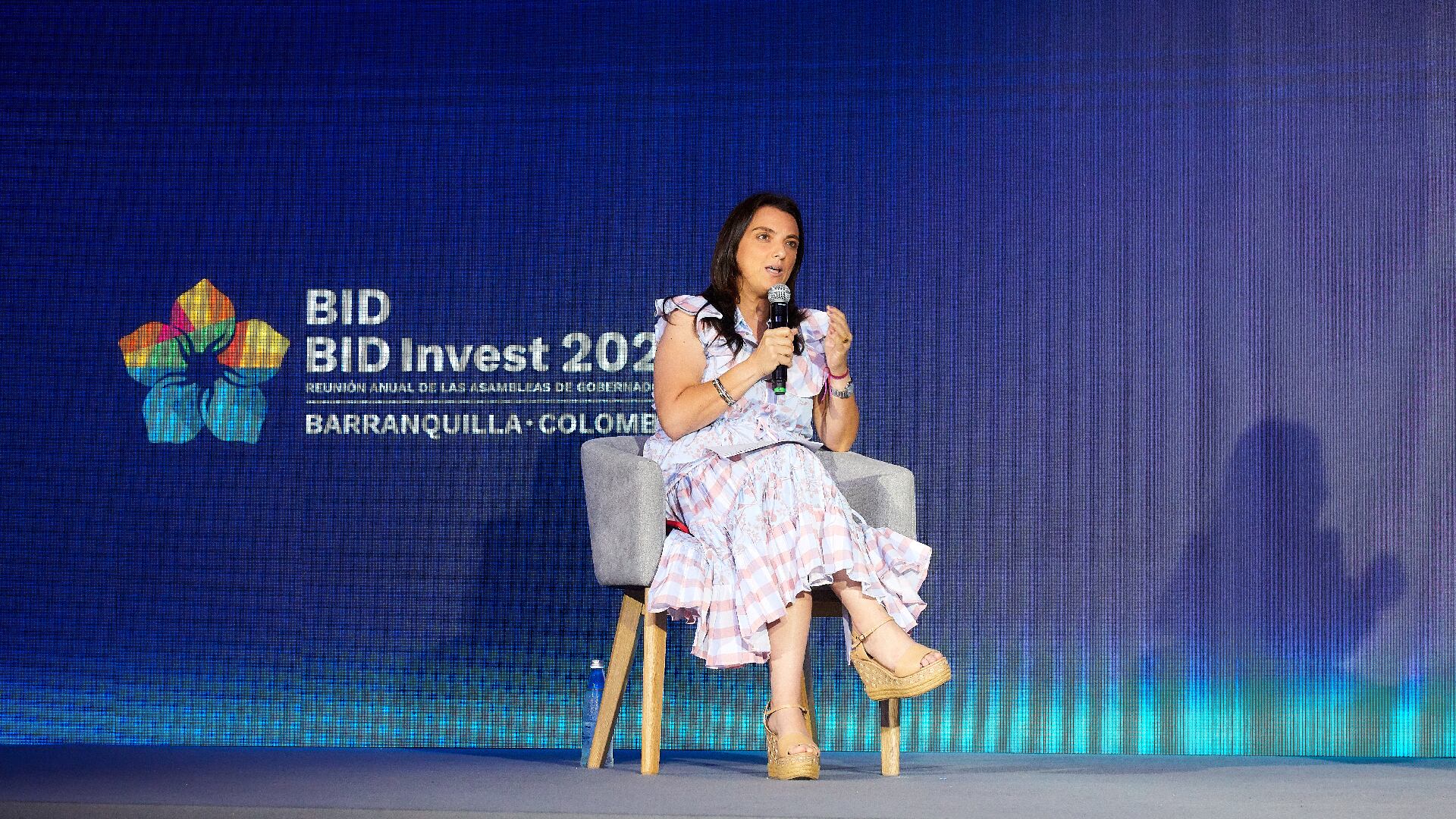 Karen Abudinen, ministra TIC y gerente de la Reunión Anual de las Asambleas de Gobernadores del Banco Interamericano de Desarrollo (BID).