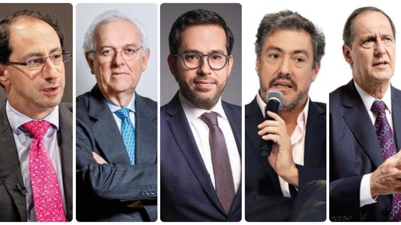 José Manuel Restrepo, José Antonio Ocampo, Lisandro Junco, Juan Ricardo Ortega y Juan Camilo Restrepo.