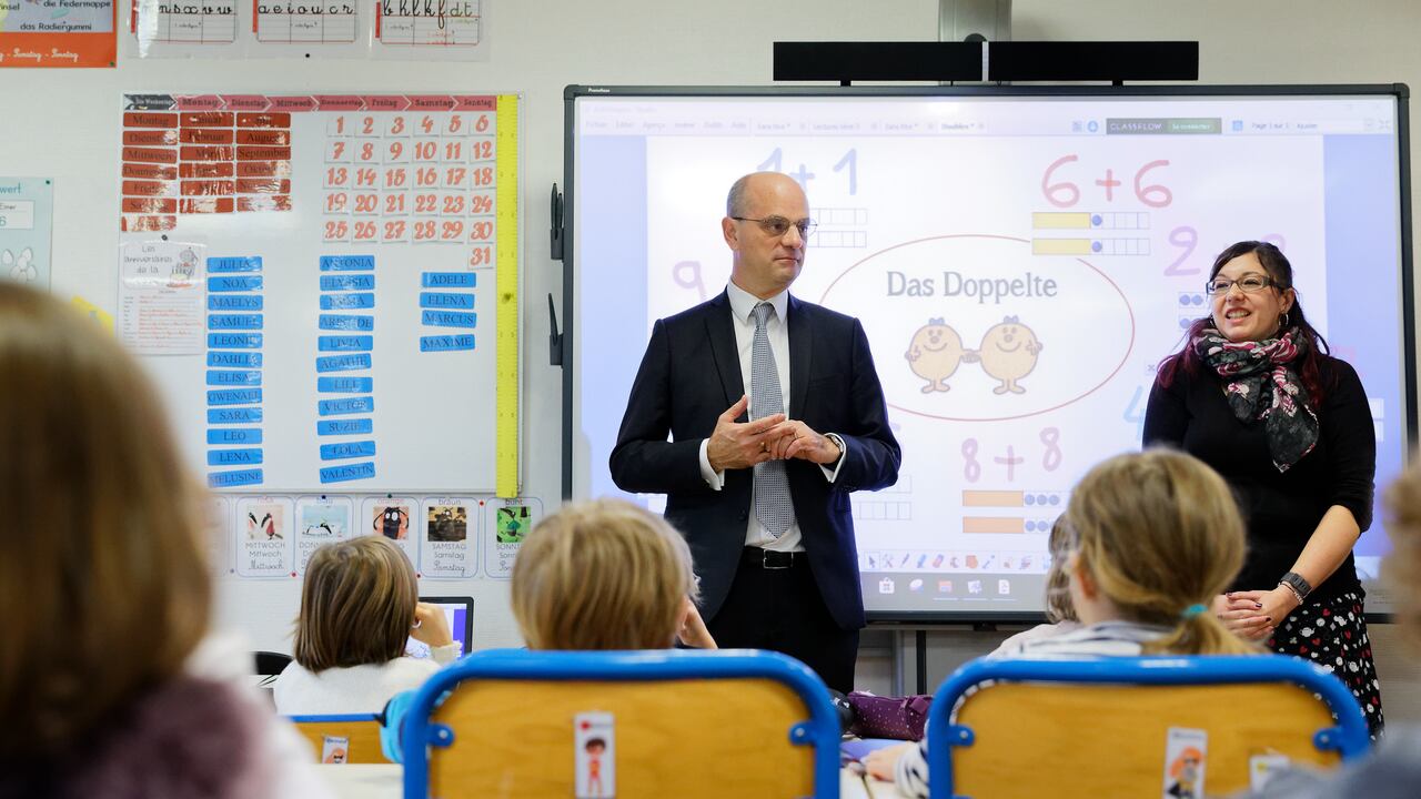 El ministro de educación de Francia, Jean Michel Blanquer
