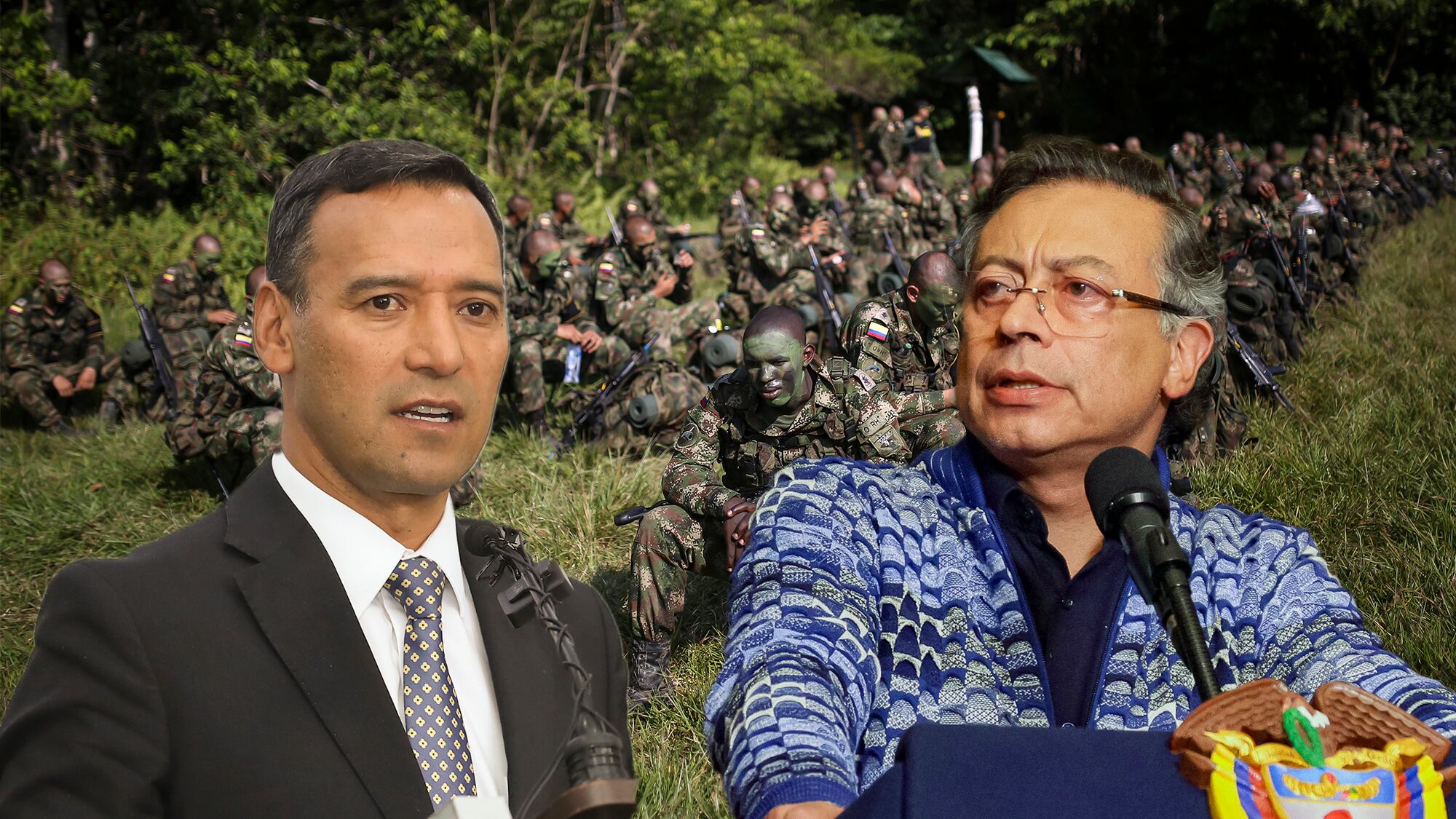 ministro de Defensa, Pedro Sánchez Gustavo Petro