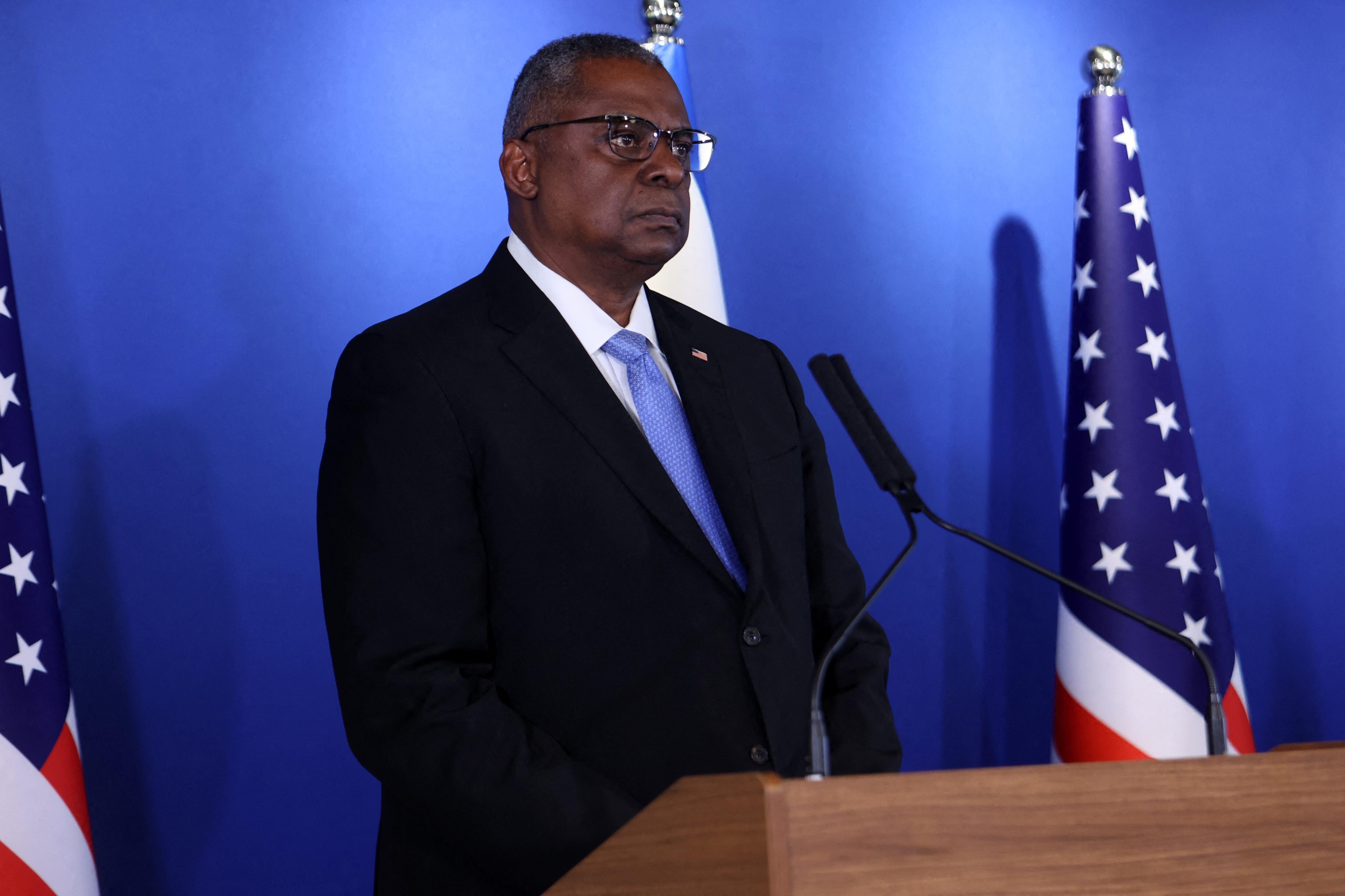 Lloyd Austin manifestó la preocupación de Estados Unidos por la violencia de los judíos. Foto: AFP.