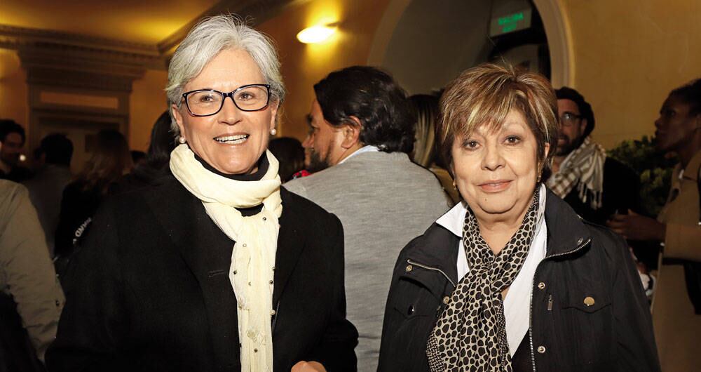 María Elvira Samper y Cecilia Orozco.