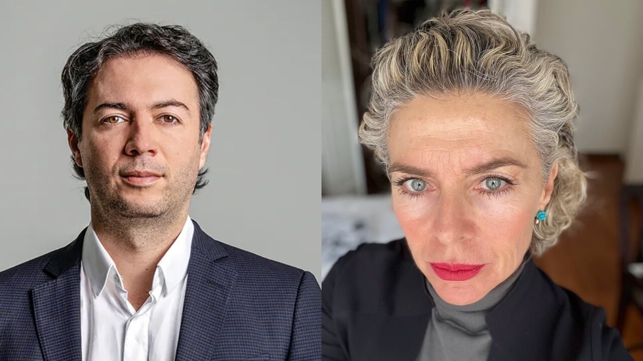 Daniel Quintero y Margarita Rosa de Francisco.