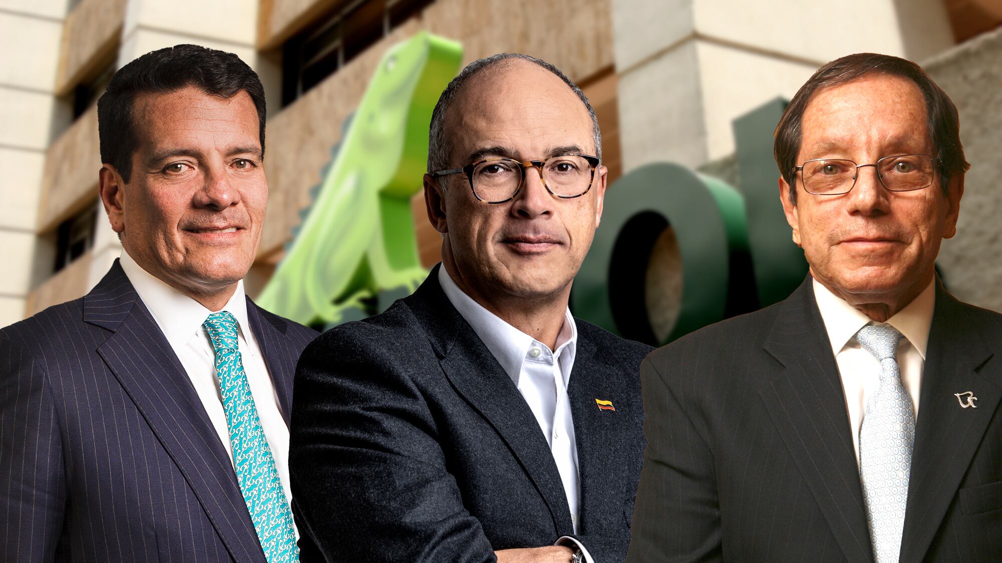 Felipe Bayón, Juan Carlos Echeverry e Isaac Yanovich.