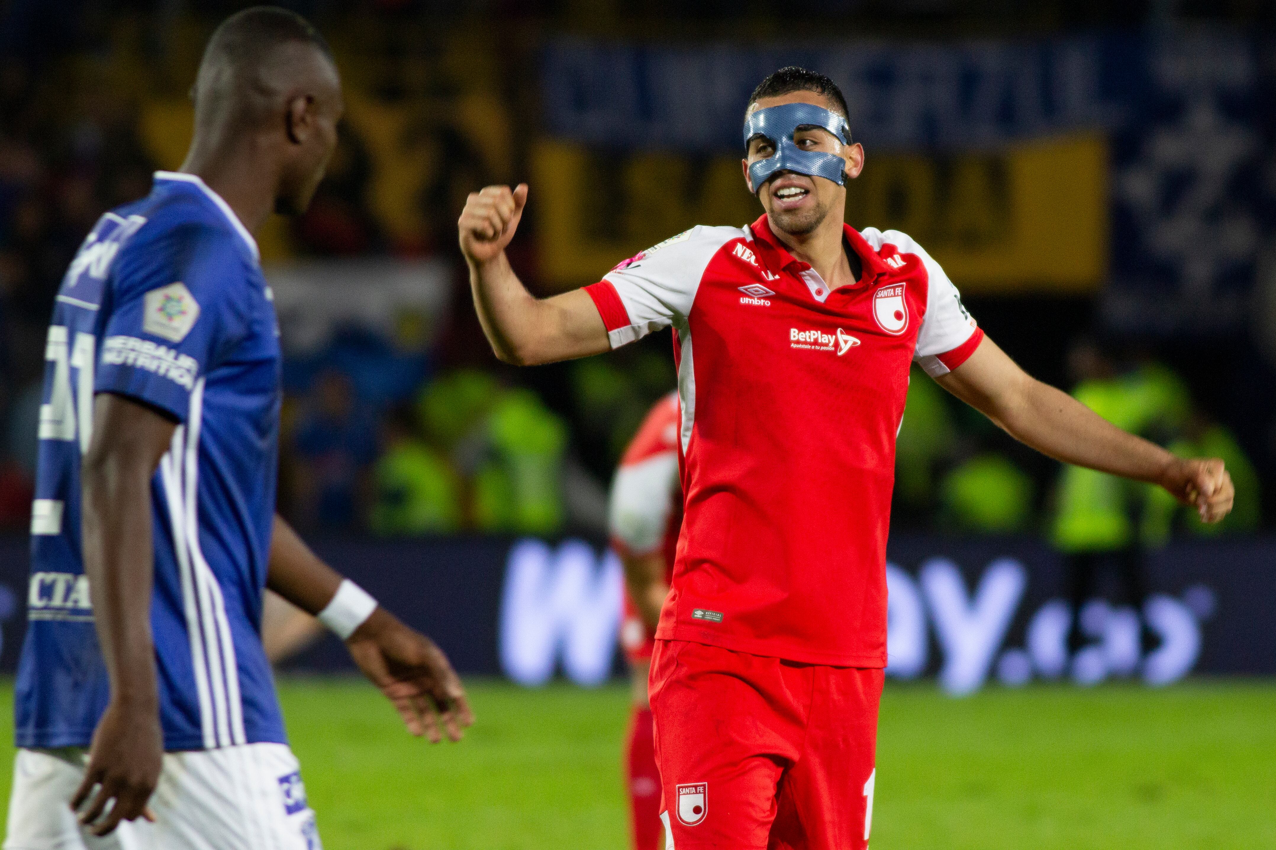 Imagen de 2019: Daniel Giraldo se consolidó como una de las figuras en el mediocampo de Santa Fe.