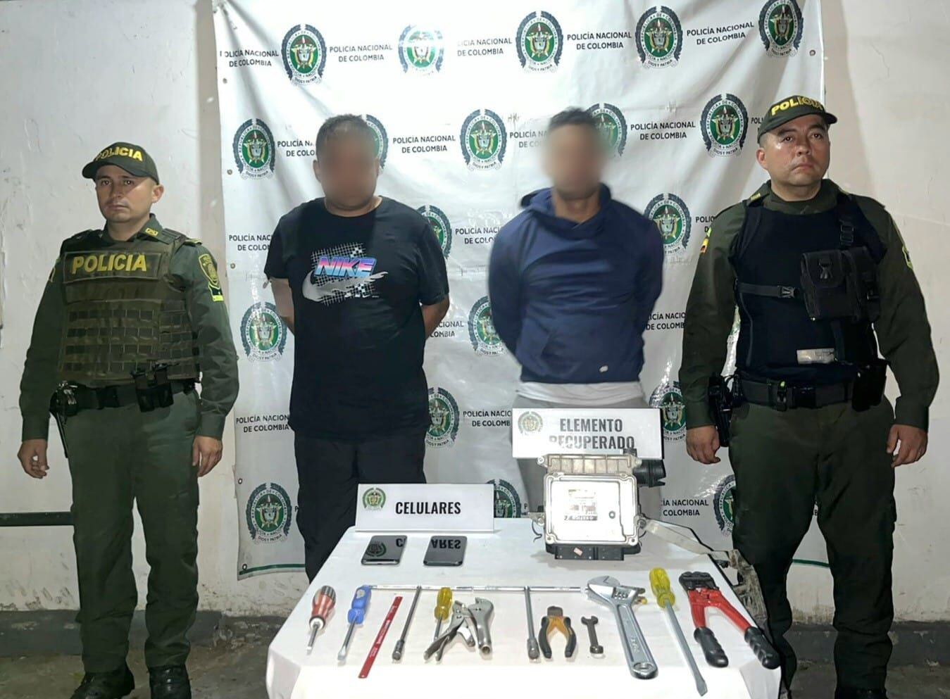 Capturas por hurto en Ibagué