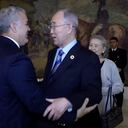 Ban Ki-moon, exsecretario general de ONU sostuvo un encuentro con el presidente Iván Duque en la Casa de Nariño.