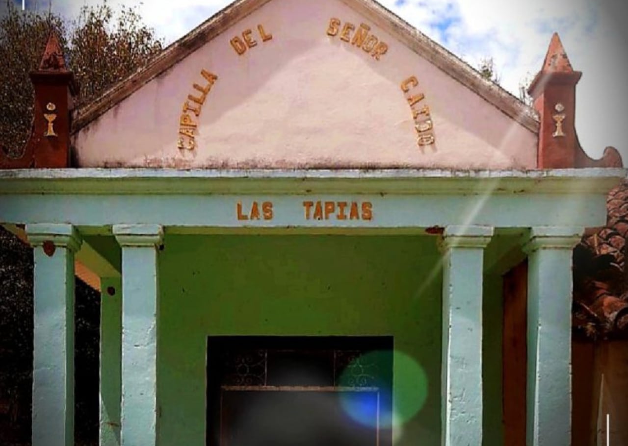 Capilla del Señor Caído en Cavarachía, Boyacá.