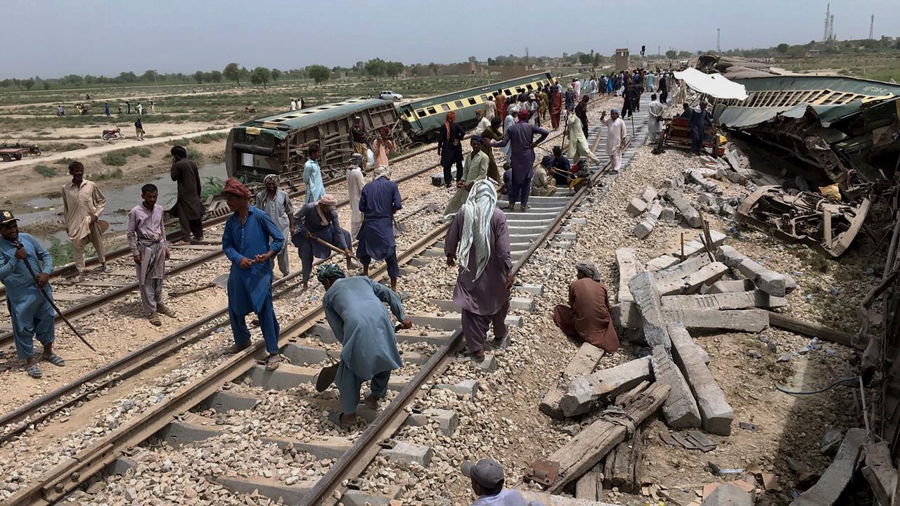 Accidente ferroviario en India