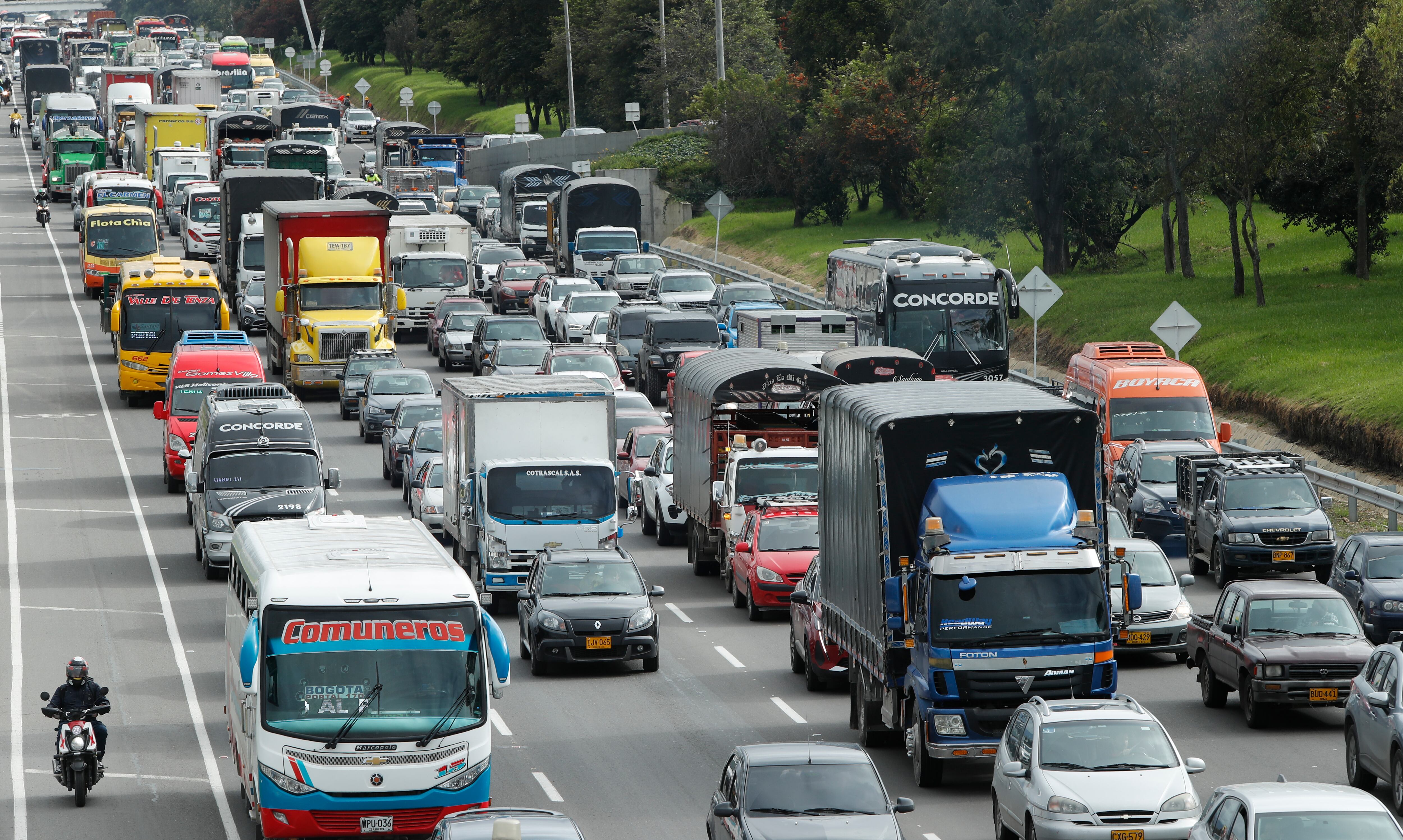 Trancones  en Bogotá