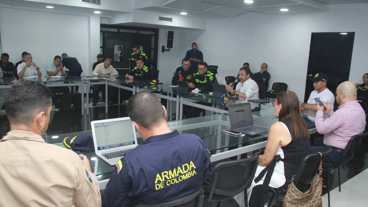 Consejo de seguridad por el Día de la Madre en Barranquilla.