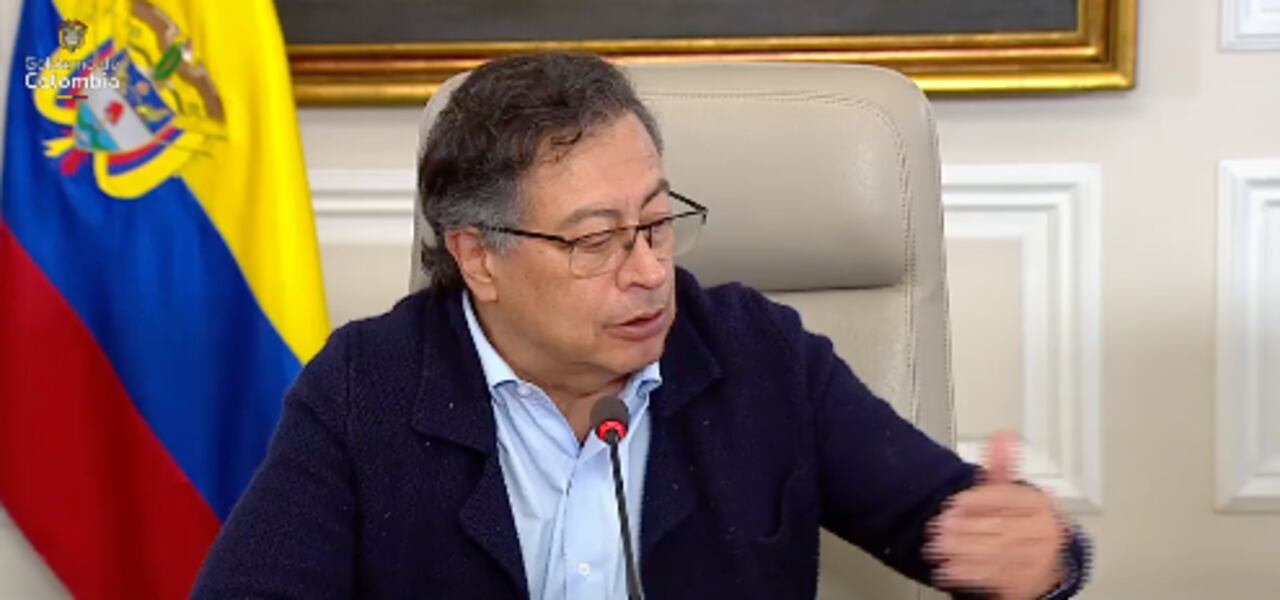 Presidente Gustavo Petro, en Consejo de ministros