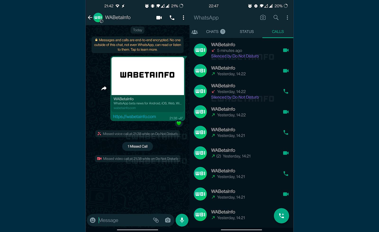WhatsApp trabaja en la función 'no molestar', para así evitar recibir llamadas en momentos inapropiados.