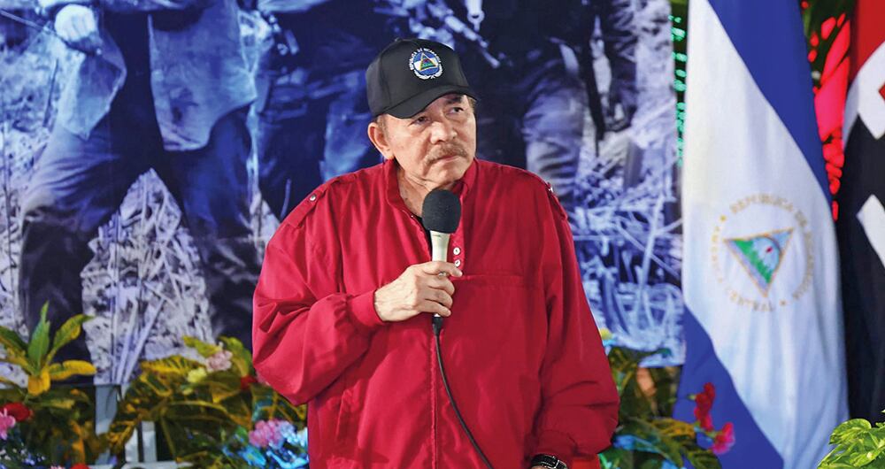 Mandatario de Nicaragua, Daniel Ortega. 