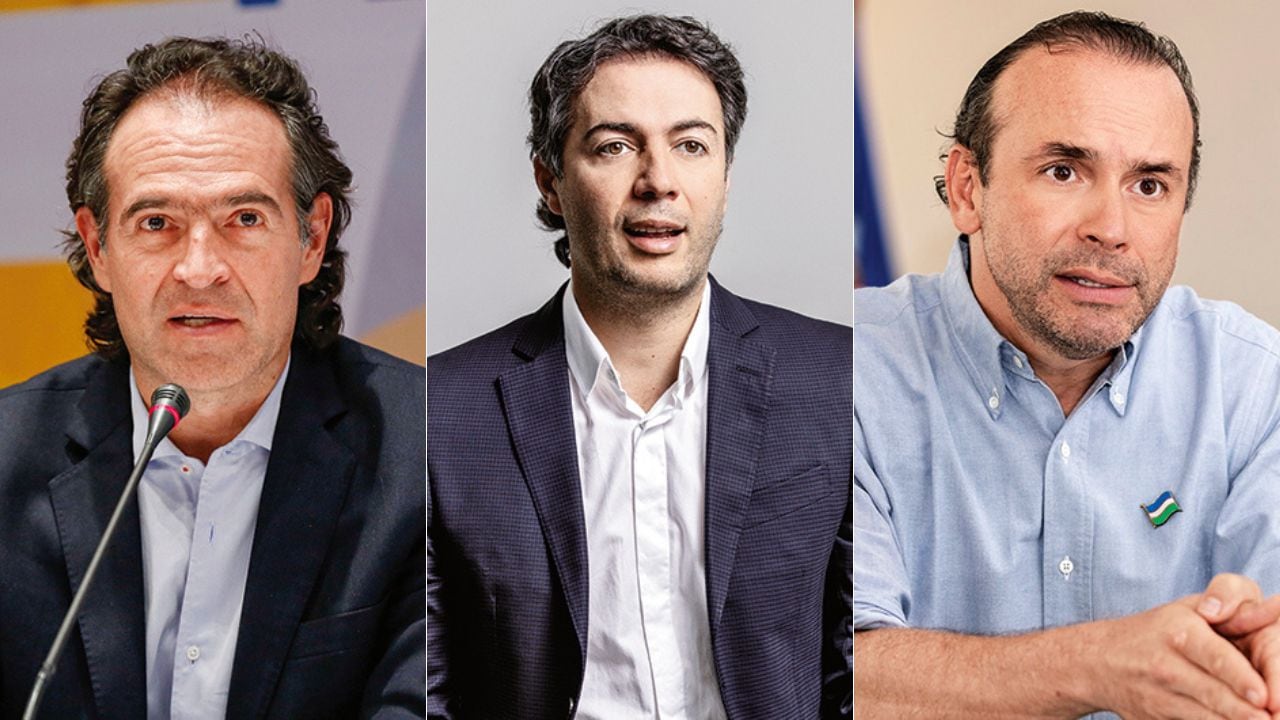 Federico Gutiérrez, Daniel Quintero y Alejandro Eder.