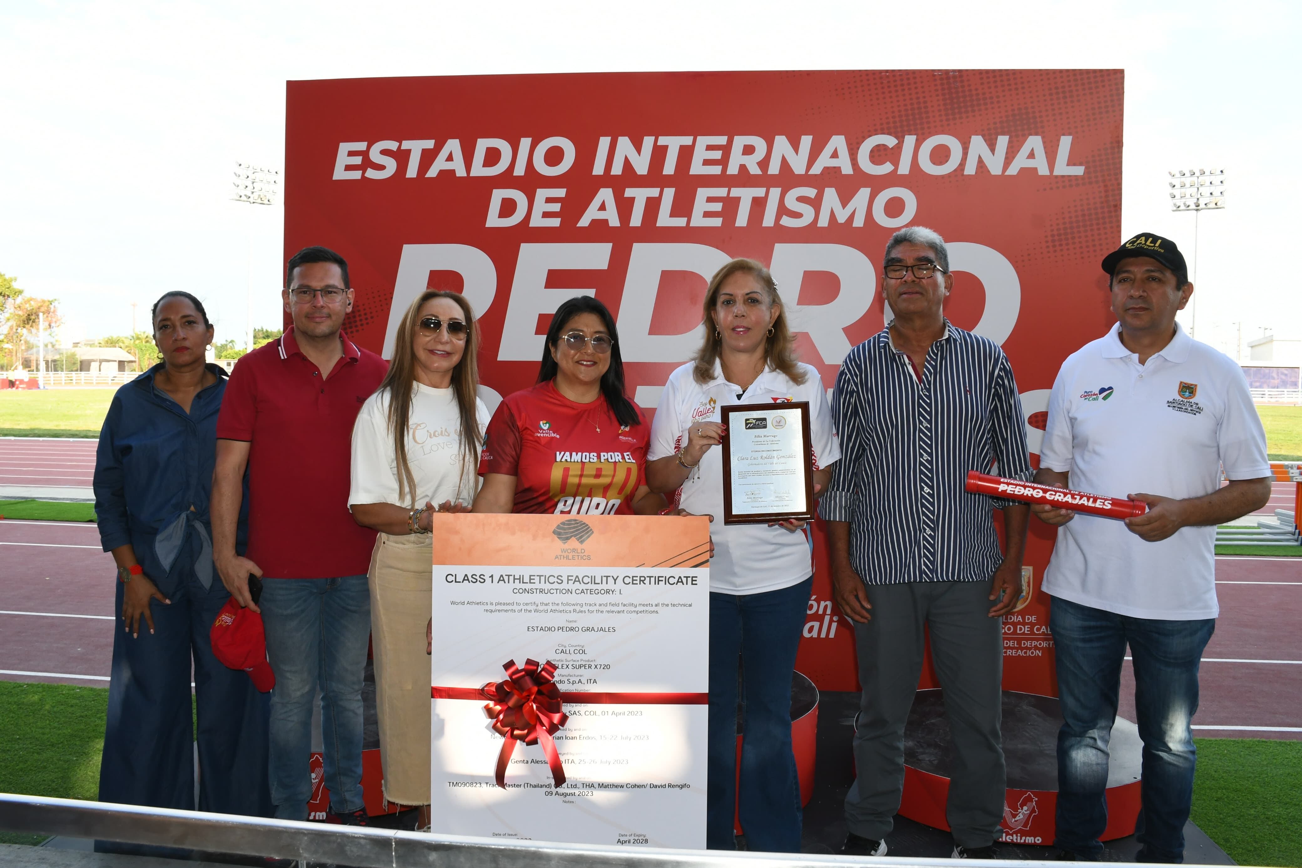Estadio de atletismo Pedro Grajales en Cali