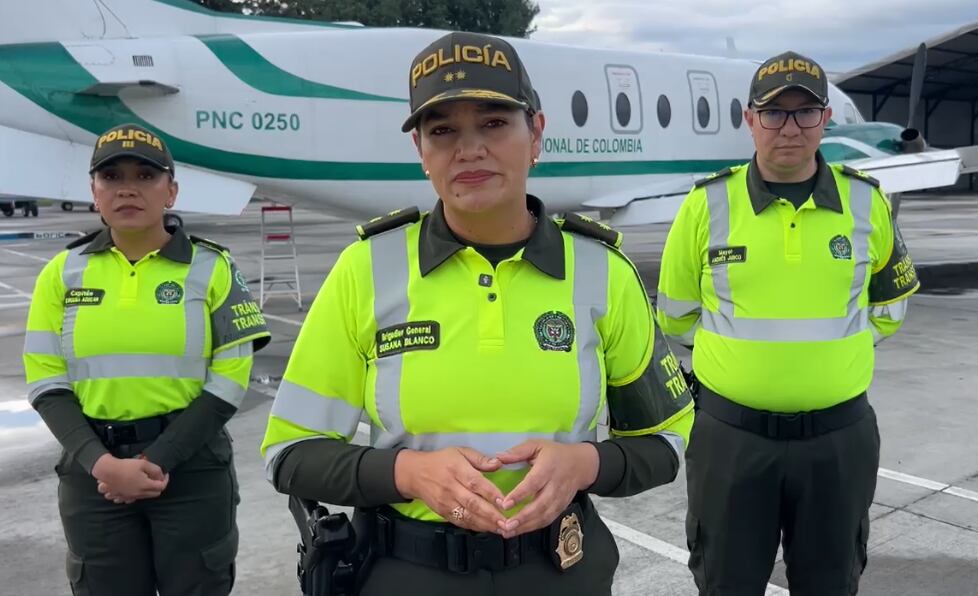 Susana Blanco, directora de tránsito y transporte de la Policía Nacional