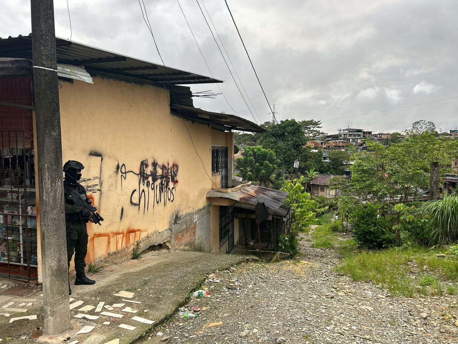 Imágenes de la comuna 12 de buenaventura, la más afectada por la guerra entre los shottas y espartanos