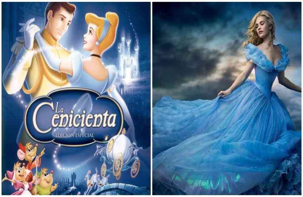 La Cenicienta - Este clásico animado de Disney se estrenó en 1950. La Cenicienta, su hada madrina, sus horribles hermanastras y el príncipe azul regresaron al cine con la adaptación ‘live-action’ de 2015. 