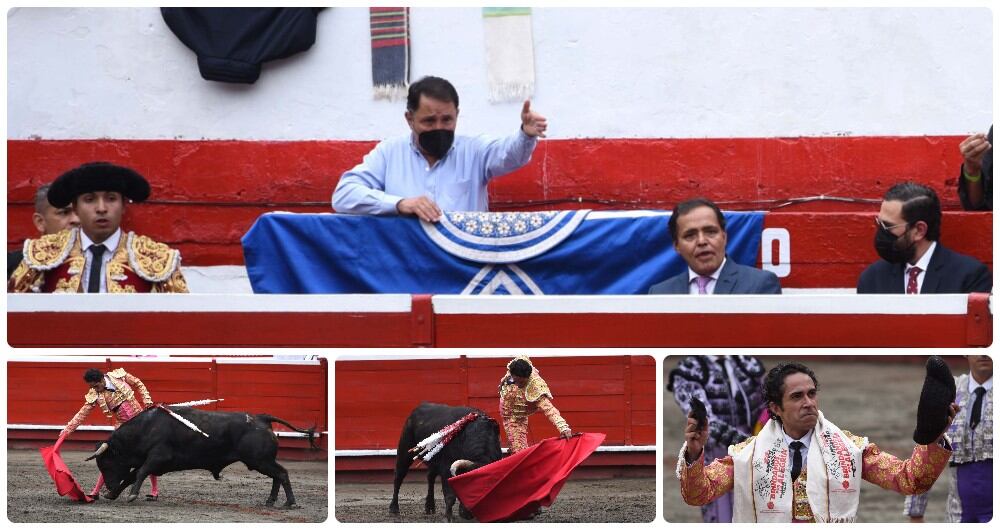 Andrés Manrique, novillero colombiano. Manizales, 3 de enero de 2022.