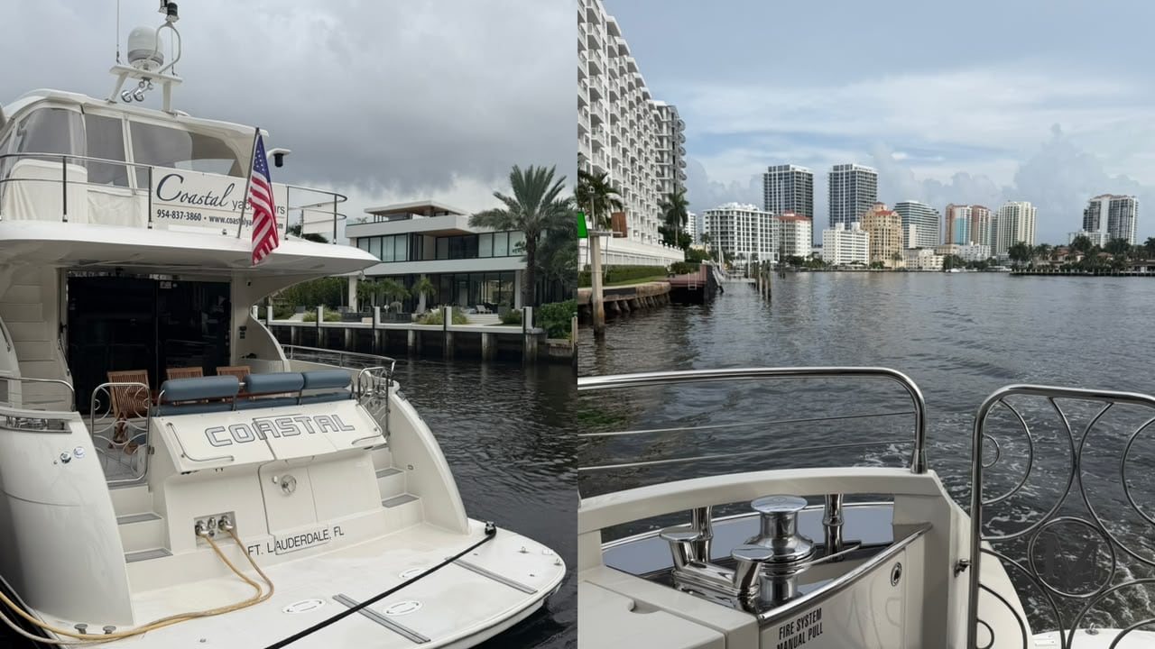 Más de 480 kilómetros de canales atraviesan Fort Lauderdale y permiten recorrer la ciudad desde el agua.